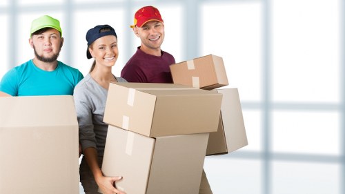 Boxes and stored belongings representing Cranford storage solutions