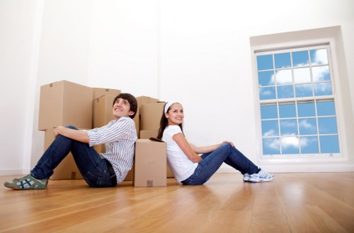 Planning a flat move in Cranford with checklist and packing materials