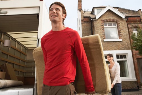 Home and business items arranged neatly in storage